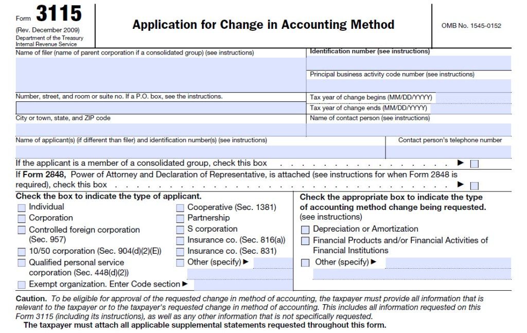 Form-3115-Change-in-Accounting-Method-Form